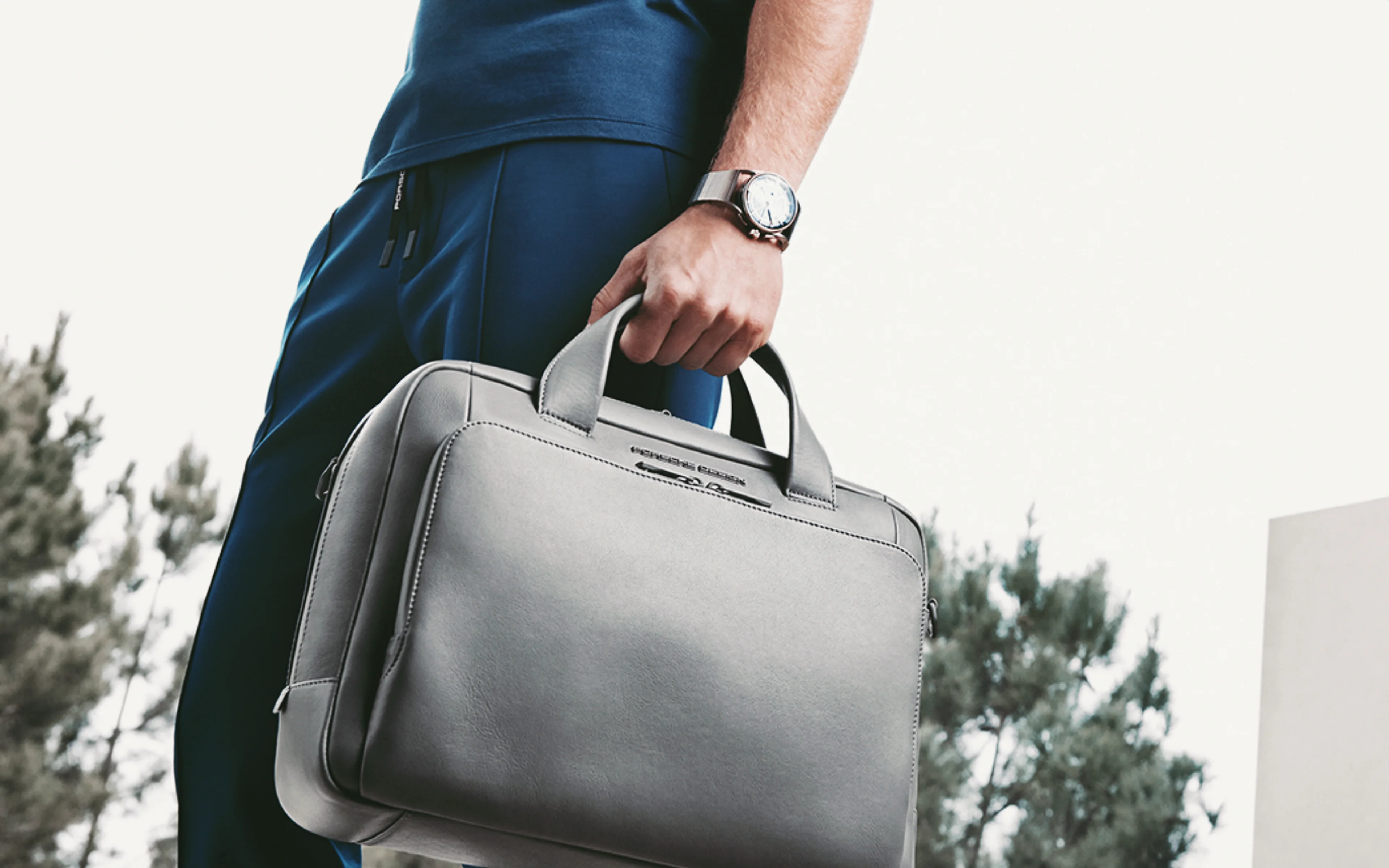 A Porsche Lifestyle carry bag.