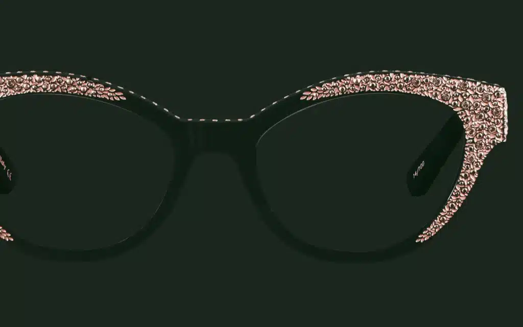 A pair of sunglasses in the Bella range by Sospiri.